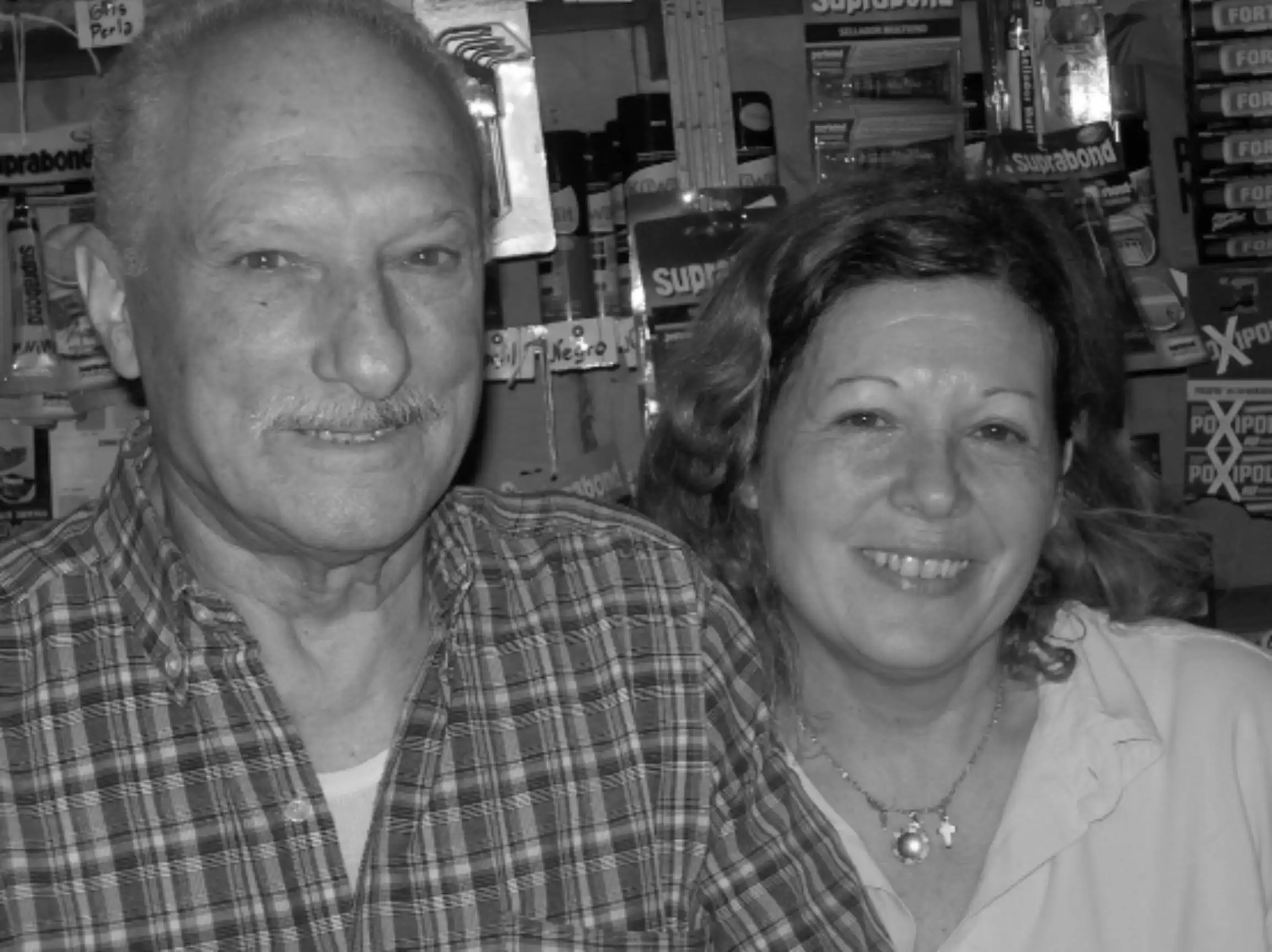 Don Oscar y su hija Araceli