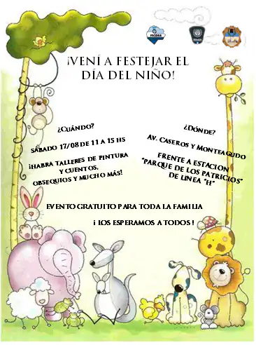 FECOBA y la POLICÍA METROPOLITANA invitan a los niños a sus festejos