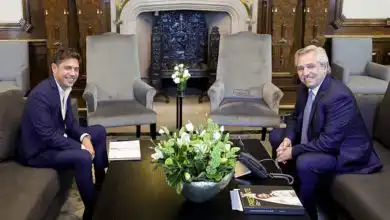 Alberto Fernandez y Axel Kicillof Casa Rosada