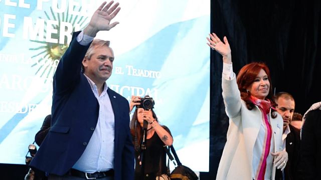 Alberto Fernandez y Cristina Kirchner Reuion con el FMI