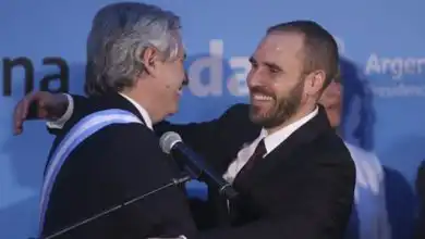 Alberto Fernandez y Martin Guzman Jura de ministros