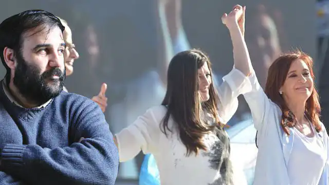 Fernanda Vallejos Cristina Kirchner y Eduardo Sartelli