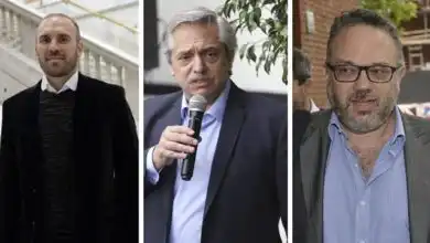 Martin Guzman Alberto Fernandez y Matias Kulfas