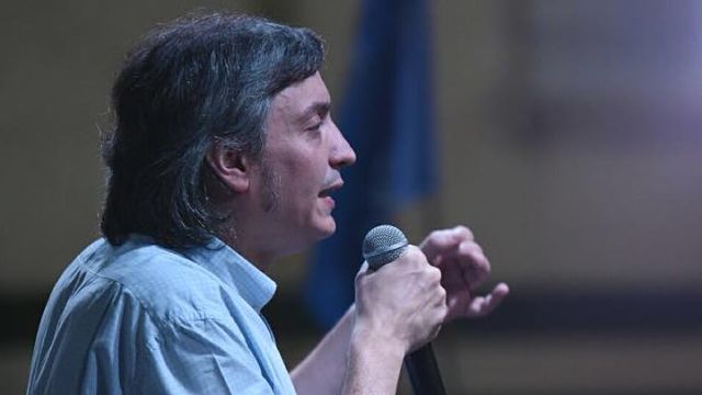 Maximo Kirchner Jefe del bloque peronista en Diputados