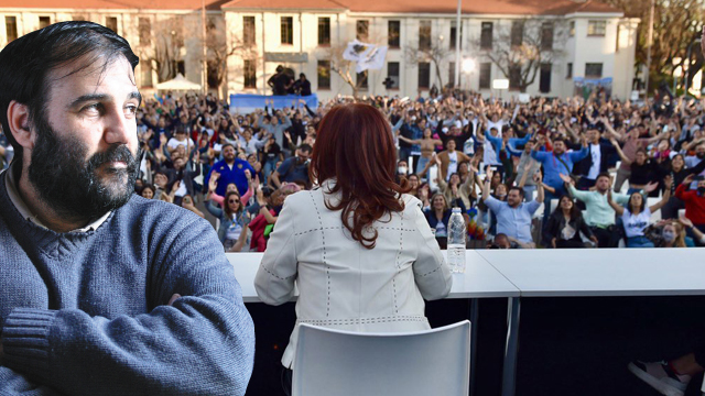 Cristina Fernández y Eduardo Sartelli