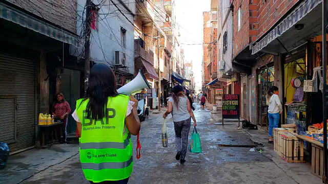 Villa 31 Controles de la Ciudad de Buenos Aires por el Coronavirus